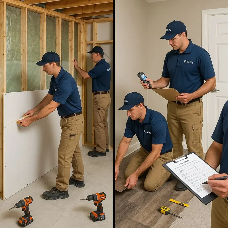 Repairs and Reconstruction process in Osage City, KS
